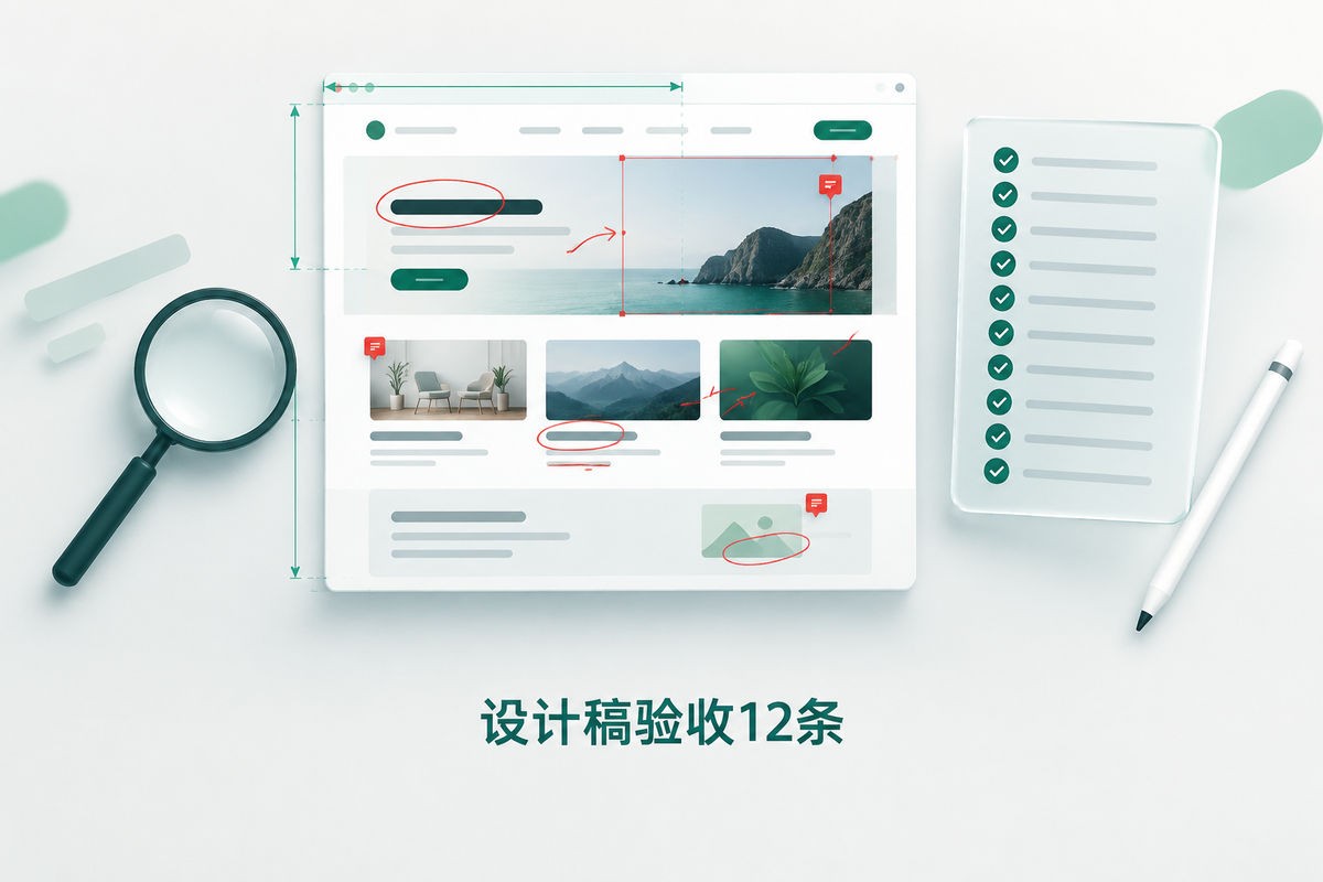 网站设计评审：企业主验收设计稿的12条实战标准